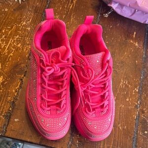 Dolls Kill Pink Platform Sneakers NEVER WORN